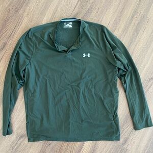 Under Armour Men's Cold Gear Green Long Sleeve Shirt
